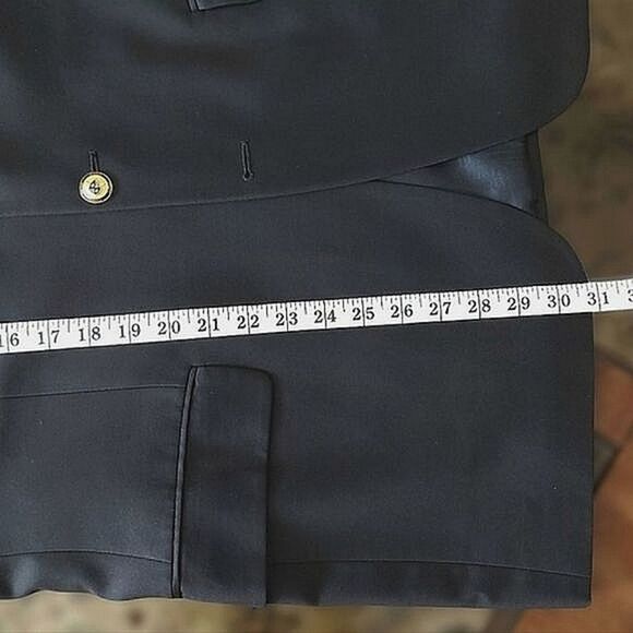 Vtg Jack Victor black Lanzawood SPJ Blazer - Picture 11 of 12